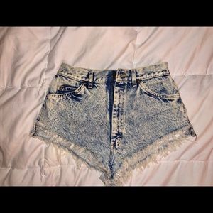 VINTAGE 80’s HIGHWAISTED denim shorts